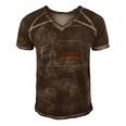 Funny Mens North Dakota Nd Boys North Dakota Men's Short Sleeve V-neck 3D Print Retro Tshirt Brown