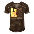 Im Not A Fatherless Daughter I Am A Daughter To A Dad In Heaven Men's Short Sleeve V-neck 3D Print Retro Tshirt Brown