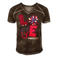 Love Heart Stethoscope Nurse Life 4Th Of July 2022 Women Men's Short Sleeve V-neck 3D Print Retro Tshirt Brown Love Heart Stethoscope Nurse Life 4Th Of July 2022 Women Men's Short Sleeve V-neck 3D Print Retro Tshirt Brown