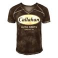 Mens Callahan Auto T Shirt Funny Shirts Cool Humor Graphic Saying Sarcasm Tee 163 Trending Men's Short Sleeve V-neck 3D Print Retro Tshirt Brown