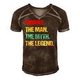 Mens Morris The Man The Myth The Legend Men's Short Sleeve V-neck 3D Print Retro Tshirt Brown Mens Morris The Man The Myth The Legend Men's Short Sleeve V-neck 3D Print Retro Tshirt Brown