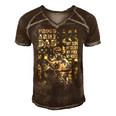 My Son Is A Soldier Proud Army Dad Us 706 Shirt Men's Short Sleeve V-neck 3D Print Retro Tshirt Brown