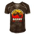 New Level Unlocked Daddy 2021 Up Gonna Be Dad Father Gamer Men's Short Sleeve V-neck 3D Print Retro Tshirt Brown