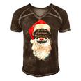 This Is My Christmas Pajama 877 Shirt Men's Short Sleeve V-neck 3D Print Retro Tshirt Brown