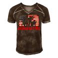 Veteran July 4Th For Menfreedom Isnt Free Veteran 65 Navy Soldier Army Military Men's Short Sleeve V-neck 3D Print Retro Tshirt Brown