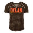 Vintage Retro Bob Dylan&X27S Underline Fans Art Men Women Men's Short Sleeve V-neck 3D Print Retro Tshirt Brown