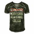 2022 Elementary Graduation-Fun Elementary School Graduation Men's Short Sleeve V-neck 3D Print Retro Tshirt Forest