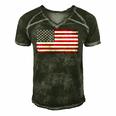 4Th Of July American Flag Vintage Usa Men Women Patriotic Men's Short Sleeve V-neck 3D Print Retro Tshirt Forest