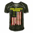 Aircraft Carrier Uss Nimitz Cvn-68 Veterans Day Father Day T-Shirt Men's Short Sleeve V-neck 3D Print Retro Tshirt Forest