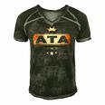 Ata Like Dad Only Cooler Tee- For An Azerbaijani Father Men's Short Sleeve V-neck 3D Print Retro Tshirt Forest