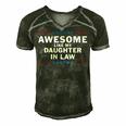 Awesome Like My Daughter In Law V2 Men's Short Sleeve V-neck 3D Print Retro Tshirt Forest
