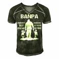 Banpa Grandpa Gift Banpa Best Friend Best Partner In Crime Men's Short Sleeve V-neck 3D Print Retro Tshirt Forest