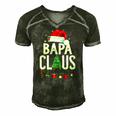 Bapa Claus Christmas Matching Family Pajama Funny Xmas Gift Men's Short Sleeve V-neck 3D Print Retro Tshirt Forest