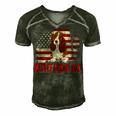Basset Hound Dad American Flag 4Th Of July Dog Lovers Men's Short Sleeve V-neck 3D Print Retro Tshirt Forest