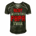 Best Buking Papa Ever Papa T-Shirt Fathers Day Gift Men's Short Sleeve V-neck 3D Print Retro Tshirt Forest