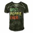 Best Poppie Ever Cool Funny Vintage Fathers Day Gift Men's Short Sleeve V-neck 3D Print Retro Tshirt Forest