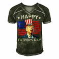 Biden 4Th Of July Joe Biden Happy Fathers Day Funny Men's Short Sleeve V-neck 3D Print Retro Tshirt Forest