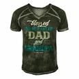 Blessed To Be Called Dad And Grandpa Funny Fathers Day Idea Men's Short Sleeve V-neck 3D Print Retro Tshirt Forest Blessed To Be Called Dad And Grandpa Funny Fathers Day Idea Men's Short Sleeve V-neck 3D Print Retro Tshirt Forest