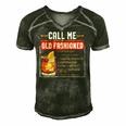Call Me Old Fashioned Funny Sarcasm Drinking Gift Men's Short Sleeve V-neck 3D Print Retro Tshirt Forest