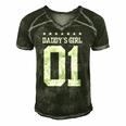 Daddys Girl 01 Family Matching Women Daughter Fathers Day Men's Short Sleeve V-neck 3D Print Retro Tshirt Forest
