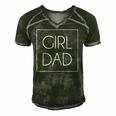 Delicate Girl Dad Tee For Fathers Day Men's Short Sleeve V-neck 3D Print Retro Tshirt Forest