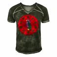 Dominica Flag Sisserou Parrot Gift Men's Short Sleeve V-neck 3D Print Retro Tshirt Forest