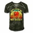 Dont Make Me Act Like My Daddy Vintage Gift Men's Short Sleeve V-neck 3D Print Retro Tshirt Forest