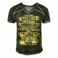 Father Grandpa Im A Lucky Daughter I Have A Freaking Awesome Dad Yes He Bought Me Thisdad Family Dad Men's Short Sleeve V-neck 3D Print Retro Tshirt Forest