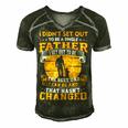 Father Grandpa Mens I Didnt Set Out To Be A Single Father To Be The Best Dad73 Family Dad Men's Short Sleeve V-neck 3D Print Retro Tshirt Forest