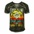 Fathers Day For Dad Jokes Funny Dad For Men Men's Short Sleeve V-neck 3D Print Retro Tshirt Forest