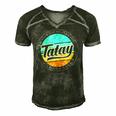 Fathers Day Gift For Tatay Filipino Pinoy Dad Men's Short Sleeve V-neck 3D Print Retro Tshirt Forest