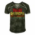 Fathers Day Gift From Grandkids Dad Grandpa Great Grandpa Men's Short Sleeve V-neck 3D Print Retro Tshirt Forest