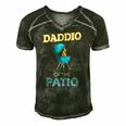 Funny Daddio Of The Patio Fathers Day Bbq Grill Dad Men's Short Sleeve V-neck 3D Print Retro Tshirt Forest