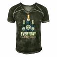 Funny Everyday Is Daddys Day Fathers Day Gift For Dad Men's Short Sleeve V-neck 3D Print Retro Tshirt Forest