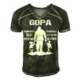 Gopa Grandpa Gift Gopa Best Friend Best Partner In Crime Men's Short Sleeve V-neck 3D Print Retro Tshirt Forest