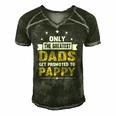 Greatest Dads Get Promoted To Pappy Grandpa Gift For Men Men's Short Sleeve V-neck 3D Print Retro Tshirt Forest