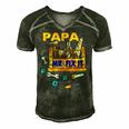 Happy Fathers Day Papa Mr Fix It For Dad Papa Father Men's Short Sleeve V-neck 3D Print Retro Tshirt Forest
