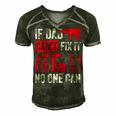 If Dad Cant Fix It No One Can Funny Mechanic & Engineer Men's Short Sleeve V-neck 3D Print Retro Tshirt Forest