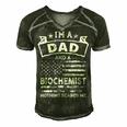 Im A Dad And Biochemist Funny Fathers Day & 4Th Of July Men's Short Sleeve V-neck 3D Print Retro Tshirt Forest
