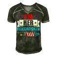 Im Her Firecracker 4Th Of July Matching Couple For Her Men's Short Sleeve V-neck 3D Print Retro Tshirt Forest