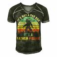 Its Not A Dad Bod Its A Father Figure Dad Bod Father Figure Men's Short Sleeve V-neck 3D Print Retro Tshirt Forest