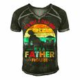 Its Not A Dad Bod Its A Father Figure Fathers Day Dad Jokes Men's Short Sleeve V-neck 3D Print Retro Tshirt Forest