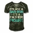 Its Not A Dad Bod Its A Father Figure Fathers Day Men's Short Sleeve V-neck 3D Print Retro Tshirt Forest