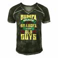 Mens Bumpa Because Grandpa Is For Old Guys Fathers Day Gifts Men's Short Sleeve V-neck 3D Print Retro Tshirt Forest