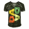 Mens Dada Fathers Day Men's Short Sleeve V-neck 3D Print Retro Tshirt Forest