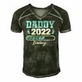 Mens Daddy 2022 Pregnancy Reveal First Time Dad Men's Short Sleeve V-neck 3D Print Retro Tshirt Forest