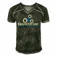 Mens Engineer Dad - Engineering Father Stem Gift For Dads Men's Short Sleeve V-neck 3D Print Retro Tshirt Forest