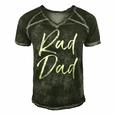Mens Fun Fathers Day Gift From Son Cool Quote Saying Rad Dad Men's Short Sleeve V-neck 3D Print Retro Tshirt Forest