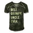 Mens Funny Best Grumpy Uncle Ever Grouchy Uncle Gift Men's Short Sleeve V-neck 3D Print Retro Tshirt Forest