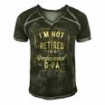 Mens Vintage Im Not Retired Im A Professional G-Pa Funny Mens Men's Short Sleeve V-neck 3D Print Retro Tshirt Forest